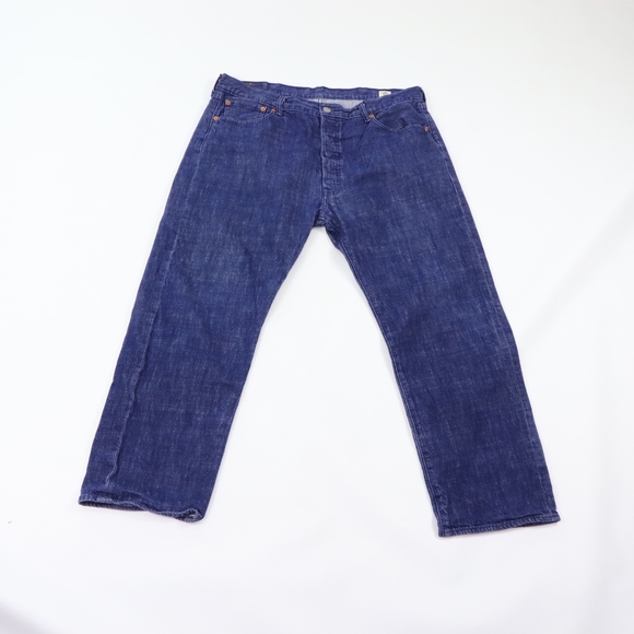 Levis 501xx Mens 36x27 White Oak Cone Denim Jeans